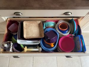 tiroir cuisine avant tri et rangement